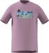 adidas Hombre Summer Sunset Graphic T-Shirt, true pink, XS