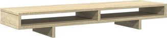 vidaXL - Support pour moniteur - 100x27x15 cm - bois d'ingénierie - couleur chêne sonoma