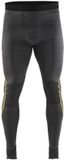 Blåkläder Blaklader Lange onderbroek 100% merino XLIGHT 1844-1734 - Donkergrijs/Geel - XL