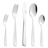 Esmeyer 231-083 30-delige bestekset model "Saskia" voor 6 personen, van roestvrij staal 18/10 gepolijst, vaatwasmachinebestendig.