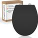 instmaier Helma - abattant WC - Duroplast - forme ovale - Noir