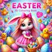 Easter Colouring Book for Girls: Cute Bunnies, Easter Eggs & Spring Animals with Positive Affirmations | Fun Coloring Pages for Kids Ages 3-7 | Perfect Easter Basket Gift