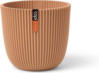 Capi Europe Pot de fleurs rond Groove 'made with' peachy fuzz 25x23 cm