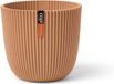 Capi Europe Pot de fleurs rond Groove 'made with' peachy fuzz 25x23 cm