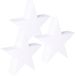 Merkloos / Sans marque Piepschuim vormen sterren - 3x - 20 x 5 cm - hobby/knutselmateriaal - Kerst sterren maken