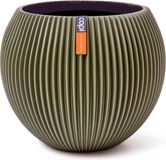 Capi Europe Vaas bol Groove Colours 12x10cm Groen