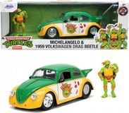 Jada Toys 1959 VW Drag Beetle 1:24 Groen / Geel