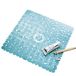 iDesign 80211EU Pebblz douchemat, blauw