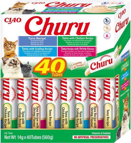 Inaba Churu Variety Box - Kip - 40 stuks