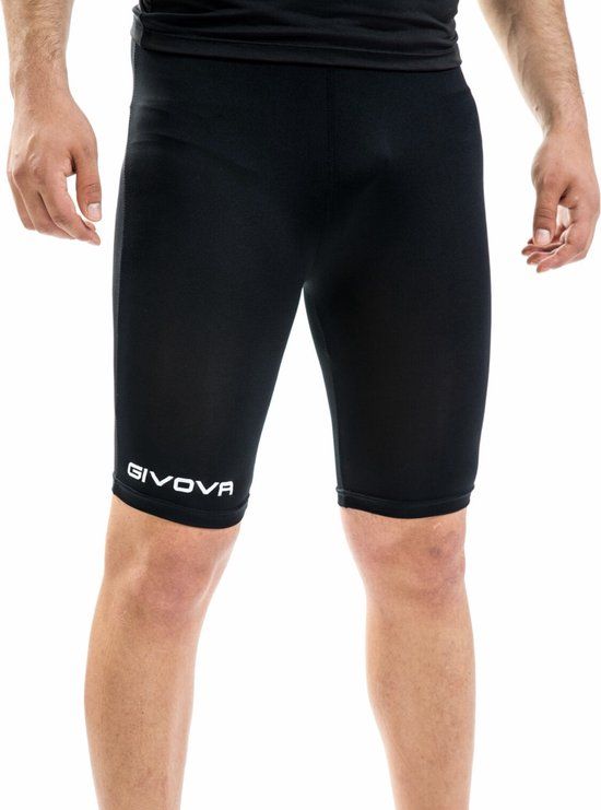Givova Thermo Shorts / Bermuda Skin - Zwart - Maat S