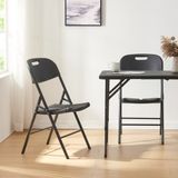 en.casa Klapstoel Ljusnarsberg set van 2 tuinstoelen 87x46x53 cm zwart
