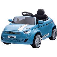 Turbo Challenge Radiografisch bestuurbare babyloopwagen Fiat 500e blauw