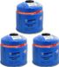 Cartouche de gaz butane recharge - 3x - 500 gram - pour réchaud de camping/cuisinière
