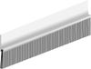 Ellen IBS Dorpelstrip Ibs-80-Borstel 250Cm Grijs/Wit Metaal 4x2500mm