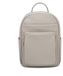 David Jones Sac à dos pour femme en cuir végétalien avec poche avant zippée