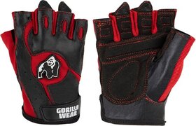 Gorilla Wear - Mitchell Training Handschoenen - Zwart/Rood - M