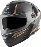 Bogotto FF404 Ezion Systeemhelm Zwart/Bruin/Grijs