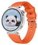 Wigento Huawei Watch GT 5 41mm, 18mm Sportieve Siliconen Horlogeband, Oranje