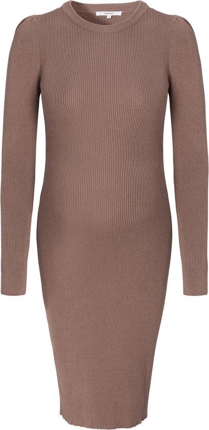 Noppies Vena Zwangerschapsjurk - Deep Taupe - Maat L