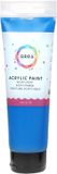 Qrea Acrylverf 120 ml Primair Blauw | 6 stuks