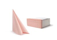 Alvotex CHIC Airlaid 50 servetten, stofachtig, hoogwaardige, wegwerpservetten, roze, 40 x 40 cm