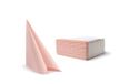 Alvotex CHIC Airlaid 50 servetten, stofachtig, hoogwaardige, wegwerpservetten, roze, 40 x 40 cm