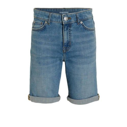 Anytime denim short lichtblauw
