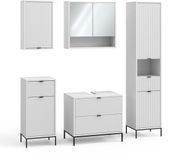 Vicco Badkamermeubelset Eliza, Wit, 5-delig