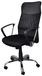 Kruk Corfu, zwart, ergonomisch, met kantelfunctie