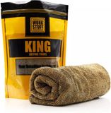 Work Stuff King Drying Towel - 90x73 cm - Microvezel - Zwart/Geel