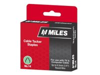 Miles Box 630 nietjes ronde kabel Nr. 14 1/4, zwart, standaard
