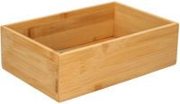 5Five Bamboe Lade Organizer Bakjes - 3 Stuks - Sorteerbox - Bruin - 23 x 15 x 7 cm