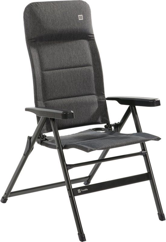 Travellife Lago Camping Standenstoel Comfort stormy grey