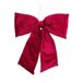 Mica Decorations décoration de sapin - nœud papillon 50cm en polyester, couleur rouge 1 pièce