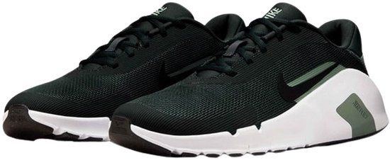 Nike Flex Train Sportschoenen Heren donkergroen - wit