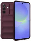 Techsuit Magic Shield Silicone Back Cover Bordeaux Geschikt voor Samsung Galaxy A36/A56