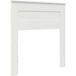 Tête de lit blanc 75 cm bois d'ingénierie