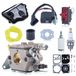 Husqvarna Kit de réparation de carburateur pour 36, 41, 136, 137, 141, 142 - Inclut le tuyau d'admission et le filtre