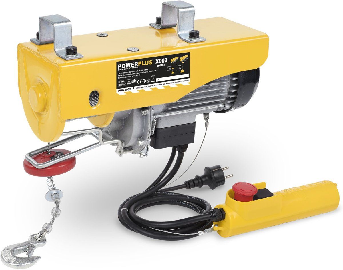 Powerplus POWX902 Takel - 1050 W - 300/600 kg