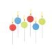 Susy Card 40028156 Verjaardagskaarsjes & Taartsterretje Blauw, Groen, Rood, Wit 6 stuk(s)