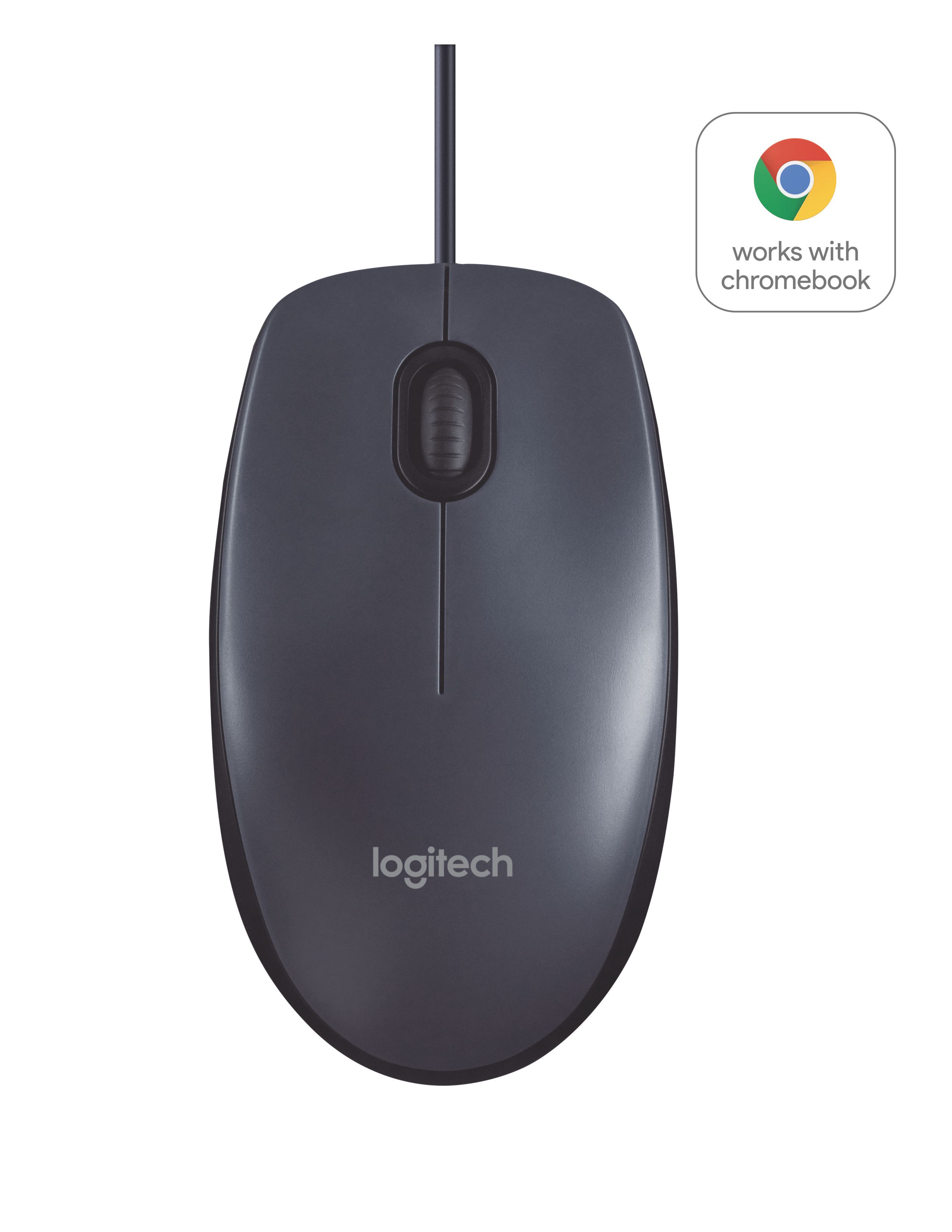 Logitech M100 - Zwart - USB - Optische Muis