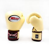 Twins Special BGVL-3 Vanilla - Leren bokshandschoenen - 16 oz - Lichtgeel