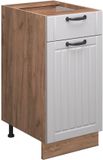 Vicco Fame-Line Keukenonderkast – 40 cm, WB Antraciet Wit Landhuis