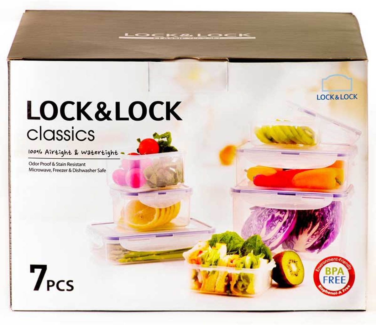 Lock&Lock Classic vershouddozen middelgrote voordeelset - 7 stuks