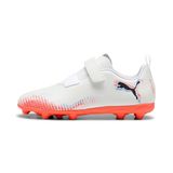 PUMA Future 8 Play V Fg/Ag Rb Jr Voetbalschoenen, uniseks, kinderen, Puma PUMA wit, zwart, stralend rood, 35 EU