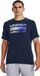 Under Armour UA TEAM ISSUE WORDMARK SS Heren Sportshirt - Blauw - Maat L