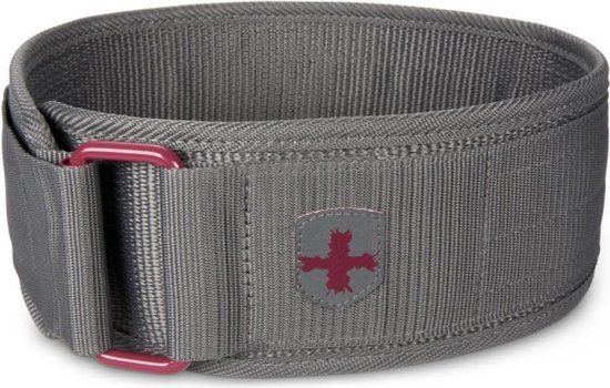 Harbinger Nylon Women's Lifting Belt - 4 inch - Merlot/Grijs - XS