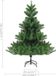vidaXL - Kunstkerstboom - Nordmann - met - LED's - en - kerstballen - 180 - cm - groen
