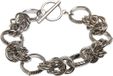 Urban Classics Unisex Armband Multiring Bracelet silver S/M