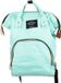 Sac à langer pour maman - Sac de maternité - thermique - Sac à dos pour maman - Sac de soins - Feuille d'isolation thermique - Menthe